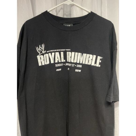 Vintage WWE/WWF Royal Rumble 2007 Event Tee Shirt Size XLarge Y2K raw smackdown - Picture 5 of 9